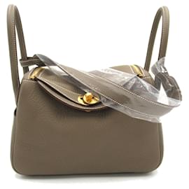 Hermès-Hermes Lindy 26 Handbag-Brown,Taupe