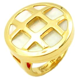 Cartier-Anel Cartier Pasha Grid Shell-Branco