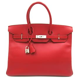 Hermès-Sac à main Hermès Birkin 35-Rouge