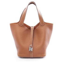 Hermès-Hermes Picotin Lock MM Handbag-Brown