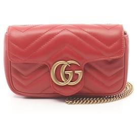 Gucci-Gucci GG Marmont Super Bag-Red