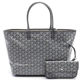 Goyard-Sac tote Goyard Saint Louis PM-Marron,Blanc