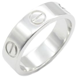 Cartier-Anillo Cartier Love en oro blanco de 18 quilates-Plata