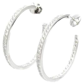 Cartier-Boucles d'oreilles créoles classiques Cartier grandes-Doré