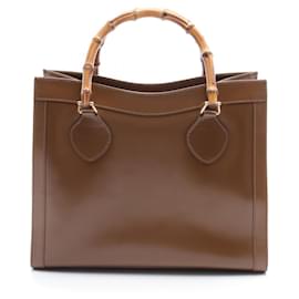 Gucci-Gucci Diana Bamboo Handbag-Brown