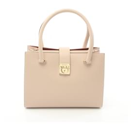 Salvatore Ferragamo-Salvatore Ferragamo Gancini Handbag-Pink