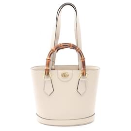 Gucci-Bolsa Tote Gucci Bamboo-Bege