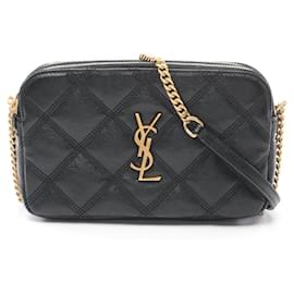 Saint Laurent-Bolso de Hombro Becky de Saint Laurent-Negro