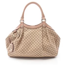 Gucci-Bolsa Gucci Sukey-Rosa,Bege