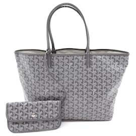 Goyard-Goyard Saint Louis PM Bag in Gray-Brown