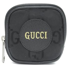 Gucci-Gucci Black Nylon Pouch Bag-Black