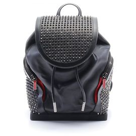 Christian Louboutin EXPLORAFUNK Backpack Black Red