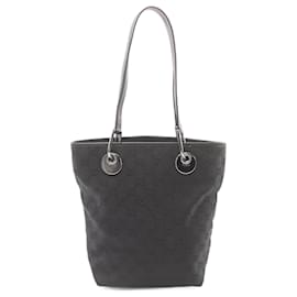 Gucci-Sac fourre-tout en toile GG Gucci-Noir