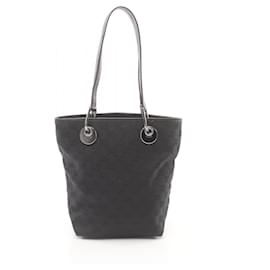 Gucci-Gucci GG Canvas Tote Bag-Black