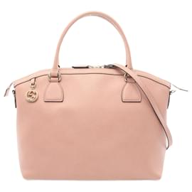 Gucci-Sac à main charmant Interlocking G de GUCCI-Rose