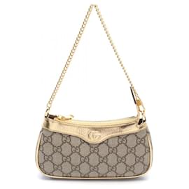 Gucci-Sac à main GG Supreme Ophidia de GUCCI-Marron,Beige,Doré