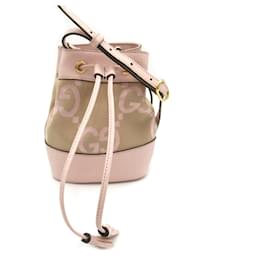 Gucci-Sac à épaule Gucci Jumbo GG-Rose,Beige