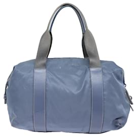 Prada-PRADA Sac à main en nylon bleu Auth 80868-Bleu