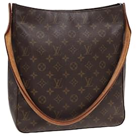 Louis Vuitton-LOUIS VUITTON Sac à épaule Monogram Looping GM M51145 LV Auth 82535-Monogramme