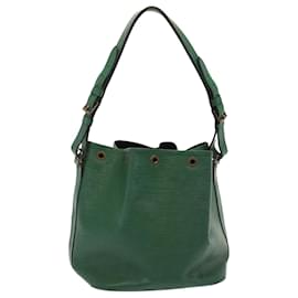 Louis Vuitton-LOUIS VUITTON Epi Petit Noe Sac à épaule Vert M44104 LV Auth 83408-Vert