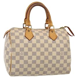 Louis Vuitton-LOUIS VUITTON Sac à main Speedy 25 Damier Azur N41534 LV Auth 81541-Autre