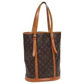 Louis Vuitton-LOUIS VUITTON Sac à épaule Monogram Bucket GM M42236 LV Auth fm3551-Monogramme