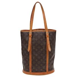 Louis Vuitton-LOUIS VUITTON Sac à épaule Monogram Bucket GM M42236 LV Auth fm3551-Monogramme