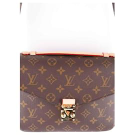 Louis Vuitton-Pochette Metis en cuir-Marron