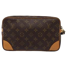 Louis Vuitton-LOUIS VUITTON Monogram Marly Dragonne GM Sac Clutch M51825 LV Auth yk13449-Monogramme