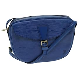 Louis Vuitton-LOUIS VUITTON Sac à épaule Epi June Feuille Bleu M52155 LV Auth 81257-Bleu