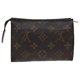 Louis Vuitton-LOUIS VUITTON Monogram Poche Toilette 15 Pouch M47546 LV Auth 81479-Monogram