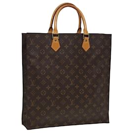 Louis Vuitton-LOUIS VUITTON Sac Plat Monogram Sac à Main M51140 LV Auth 81543-Monogramme