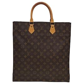 Louis Vuitton-LOUIS VUITTON Sac Plat Monogram Sac à Main M51140 LV Auth 81543-Monogramme