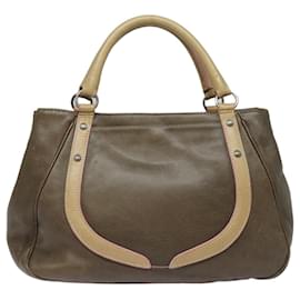 Loewe-Sac à main LOEWE en cuir marron Auth yk13453-Marron