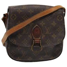 Louis Vuitton-LOUIS VUITTON Monogram Saint Cloud MM Sac à épaule M51243 LV Auth 80653-Monogramme