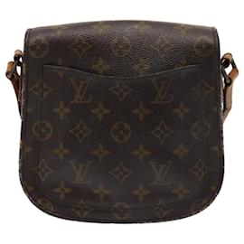 Louis Vuitton-LOUIS VUITTON Monogram Saint Cloud MM Sac à épaule M51243 LV Auth 80653-Monogramme