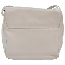 Bally-BALLY Sac à épaule en cuir blanc Auth 83312-Blanc