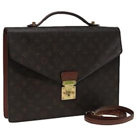 Louis Vuitton-LOUIS VUITTON Monogram Porte Documents Bandoulière Sac M53338 LV Auth 82635-Monogramme