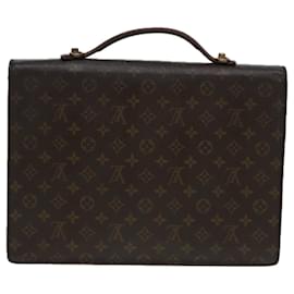 Louis Vuitton-LOUIS VUITTON Monogram Porte Documents Bandoulière Sac M53338 LV Auth 82635-Monogramme