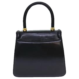 Balenciaga-Sac à main en cuir noir BALENCIAGA Auth 83366-Noir