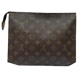 Louis Vuitton-LOUIS VUITTON Monogram Poche Toilette 26 Pouch M47542 LV Auth 82057-Monogramme