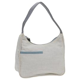 Prada-PRADA Sports Accessory Pouch Canvas Light Blue Auth 82691-Light blue