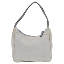 Prada-PRADA Sports Accessory Pouch Canvas Light Blue Auth 82691-Light blue