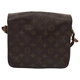 Louis Vuitton-LOUIS VUITTON Monogram Cartouchiere MM Shoulder Bag M51253 LV Auth yk13407-Monogram