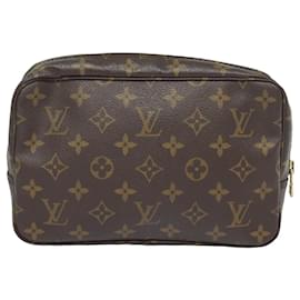 Louis Vuitton-LOUIS VUITTON Monogram Trousse Toilette 23 Sac Clutch M47524 LV Auth am6428-Monogramme