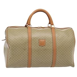 Céline-Sac Boston en toile Macadam beige Auth yk13637-Beige