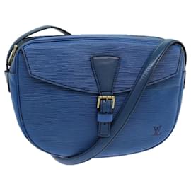 Louis Vuitton-LOUIS VUITTON Sac à épaule Epi June Feuille Bleu M52155 LV Auth 82373-Bleu