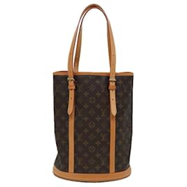 Louis Vuitton-LOUIS VUITTON Sac à épaule Monogram Bucket GM M42236 LV Auth ar12124-Monogramme