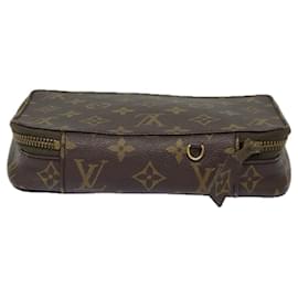 Louis Vuitton-LOUIS VUITTON Boîte à bijoux Monogram Poche Monte Carlo M47352 LV Auth 81276-Monogramme