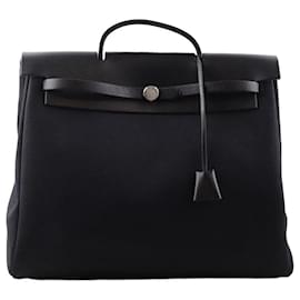 Hermès-Sac à main Herbag-Noir